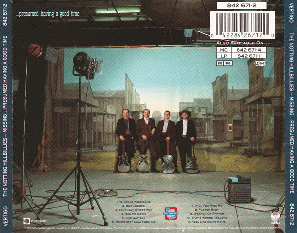 The Notting Hillbillies : Missing… Presumed Having A Good Time (CD, Album)