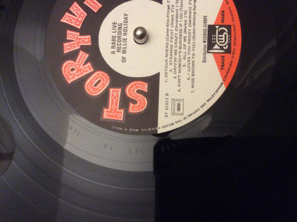 Billie Holiday : A Rare Live Recording (LP)