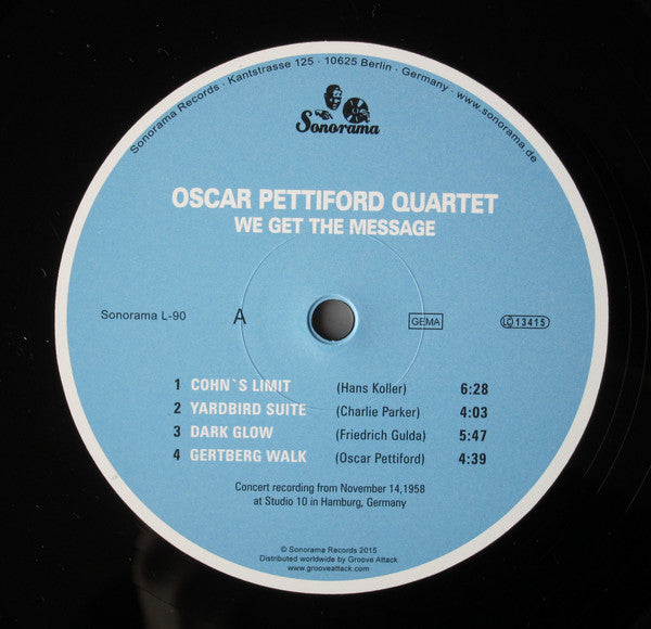 The Oscar Pettiford Quartet : We Get The Message (LP, Album)
