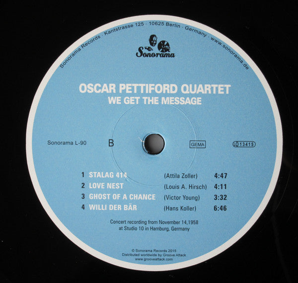 The Oscar Pettiford Quartet : We Get The Message (LP, Album)