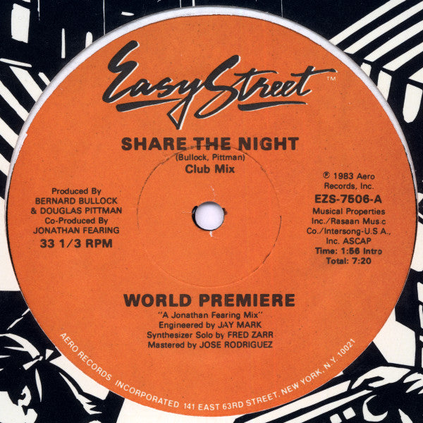 World Premiere (2) : Share The Night (12")