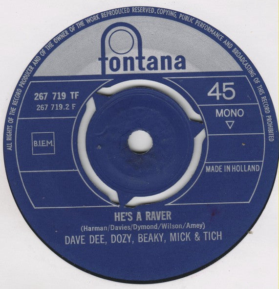 Dave Dee, Dozy, Beaky, Mick & Tich : Okay! (7", Single, Mono)