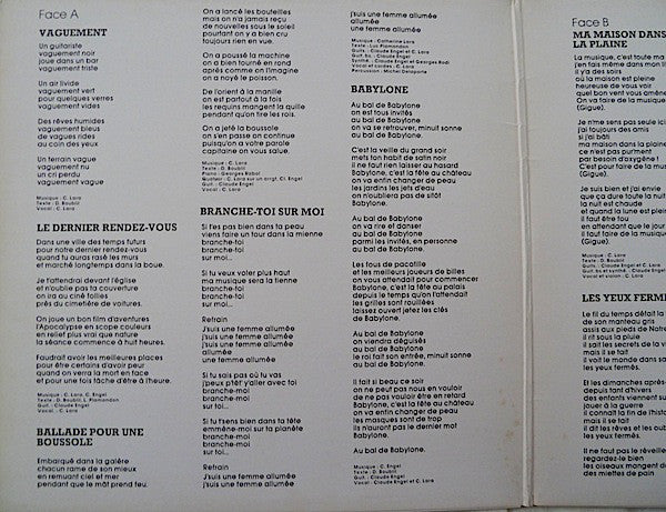 Catherine Lara : Vaguement (LP, Album, Gat)