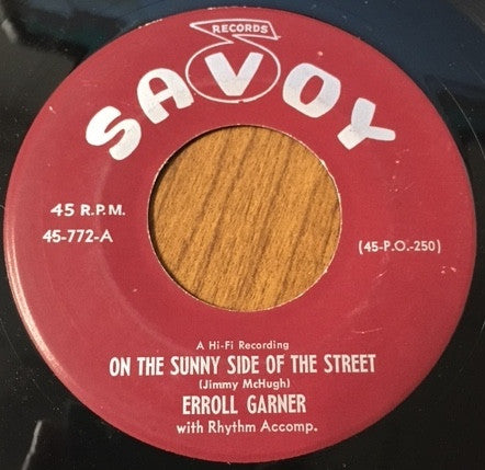 Erroll Garner : On The Sunny Side Of The Street (7")