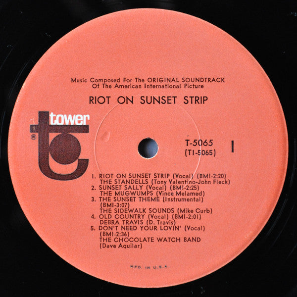 Various : Riot On Sunset Strip (LP, Mono, Scr)