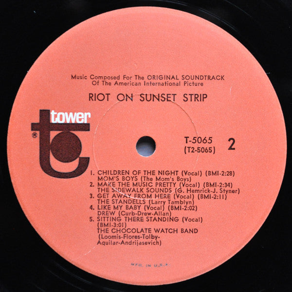 Various : Riot On Sunset Strip (LP, Mono, Scr)