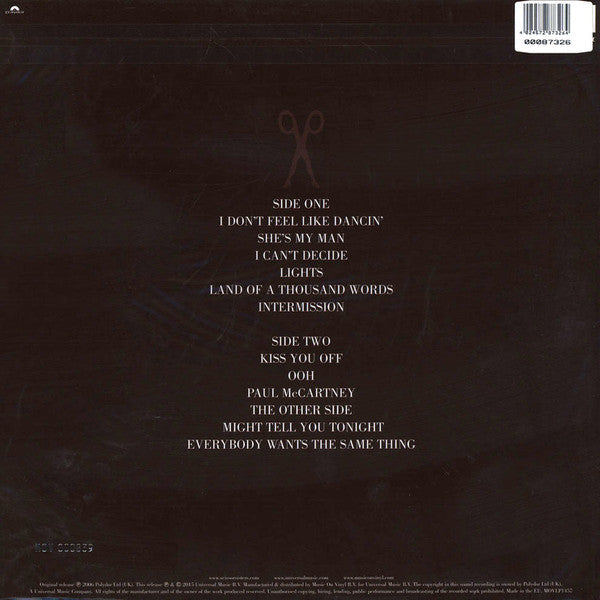 Scissor Sisters : Ta-Dah (LP, Album, Ltd, Num, RE, Gol)