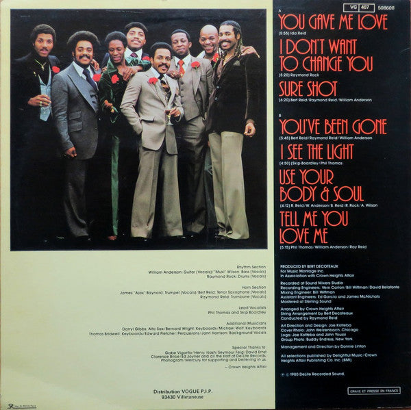 Crown Heights Affair : Sure Shot (LP, Album)