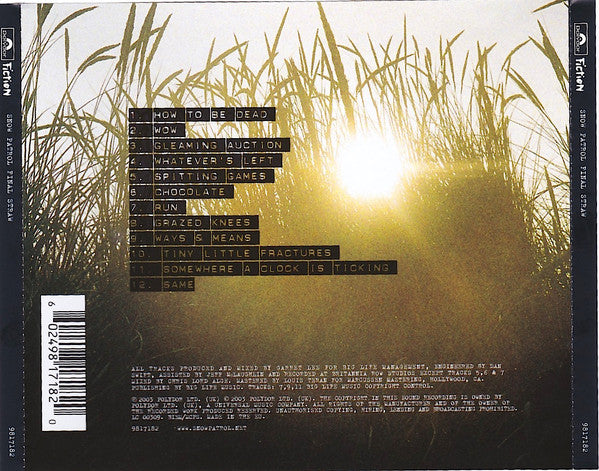Snow Patrol : Final Straw (CD, Album, RP)