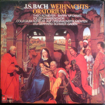 Johann Sebastian Bach, Tölzer Knabenchor, Collegium Aureum, Gerhard Schmidt-Gaden : Weihnachtsoratorium (3xLP, Album)