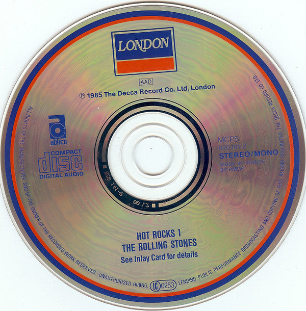 The Rolling Stones : Hot Rocks 1 (CD, Comp, Mono, RE, PMD)