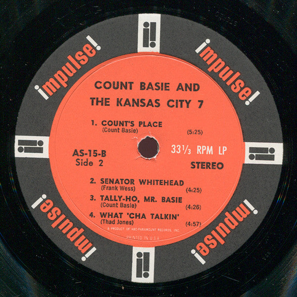 Count Basie And The Kansas City Seven : Count Basie And The Kansas City 7 (LP, Album, RP, Gat)