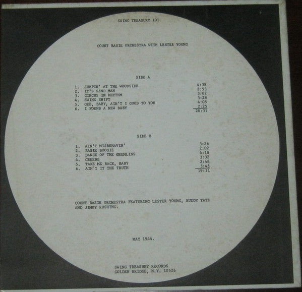 Count Basie Orchestra With Lester Young : Count Basie Featuring Lester Young (LP, Album)