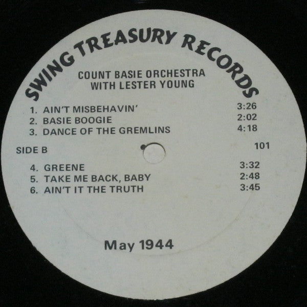 Count Basie Orchestra With Lester Young : Count Basie Featuring Lester Young (LP, Album)