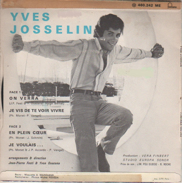 Yves Josselin : On Verra (7", EP)