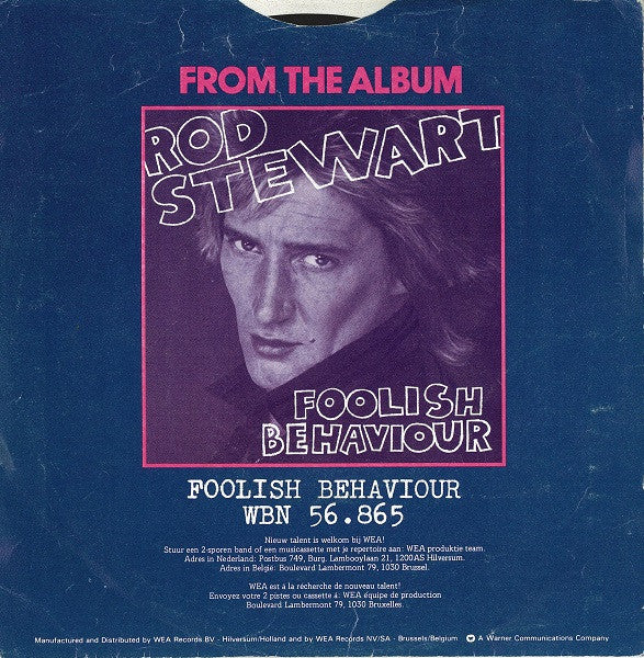 Rod Stewart : Passion (7", Single)