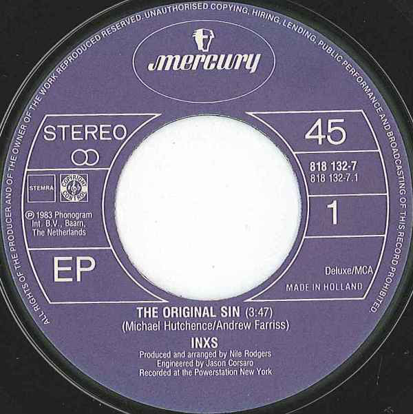 INXS : Original Sin (7", EP)