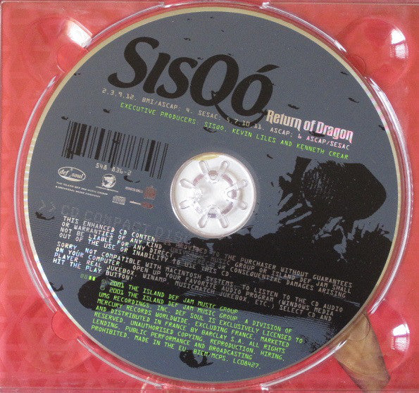 Sisqo : Return Of Dragon (CD, Album, Enh, Ltd, Dig)