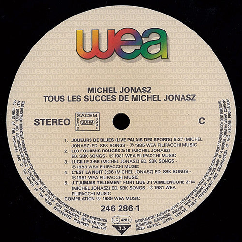 Michel Jonasz : Tous Les Succès De Michel Jonasz (2xLP, Album, Comp)