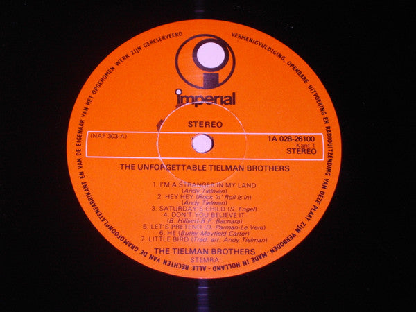 Tielman Brothers : The Unforgettable (LP)