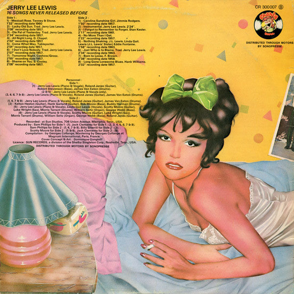 Jerry Lee Lewis : 16 Songs Never Released Before 2 (LP, Comp, Mono)