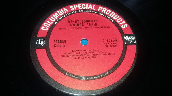 Benny Goodman : Benny Goodman Swings Again (LP, Album)