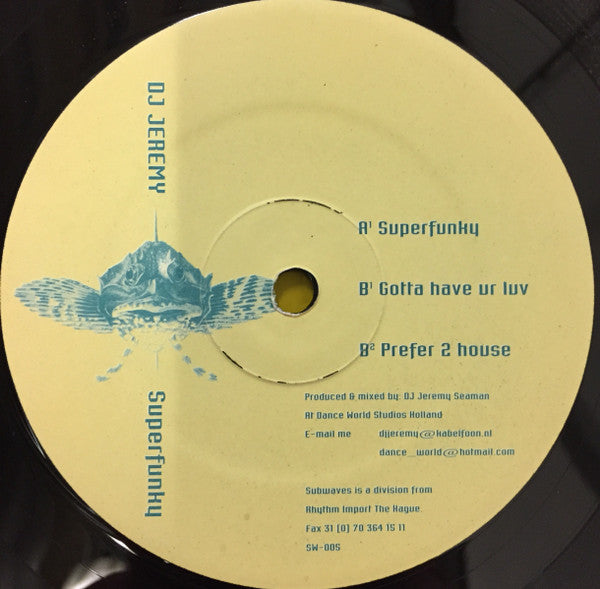 DJ Jeremy : Superfunky (12")