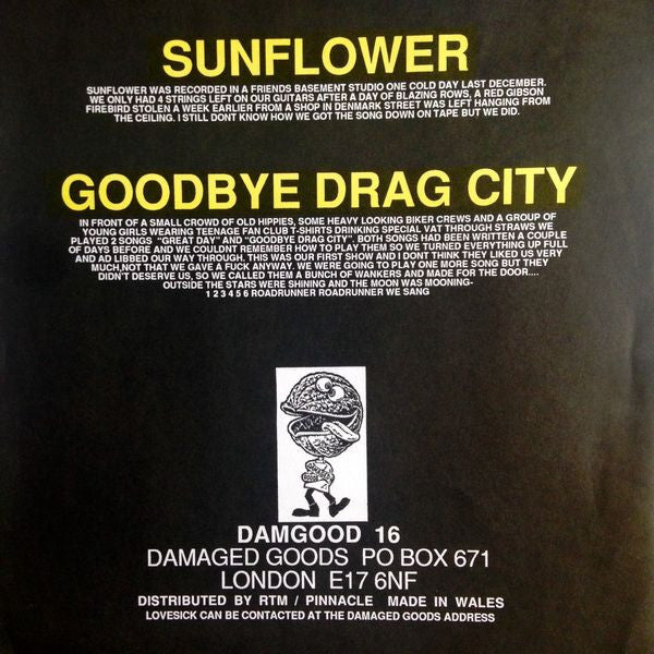 Lovesick (5) : Sunflower (7", Single)