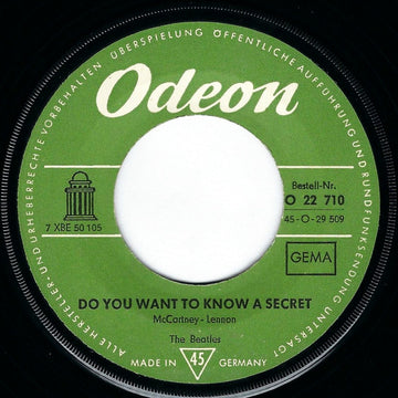 The Beatles : Do You Want To Know A Secret (7", Single, Mono)