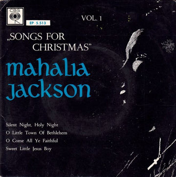 Mahalia Jackson : Songs For Christmas Vol. 1 (7", EP)