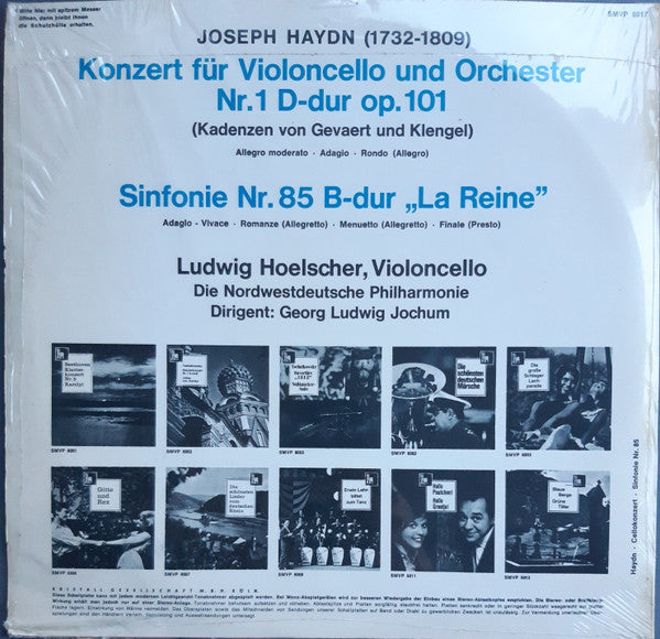 Joseph Haydn, Ludwig Hoelscher : Cellokonzert Nr. 1 B-dur op. 101 / Sinfonie Nr. 85 B-dur "La Reine" (LP)