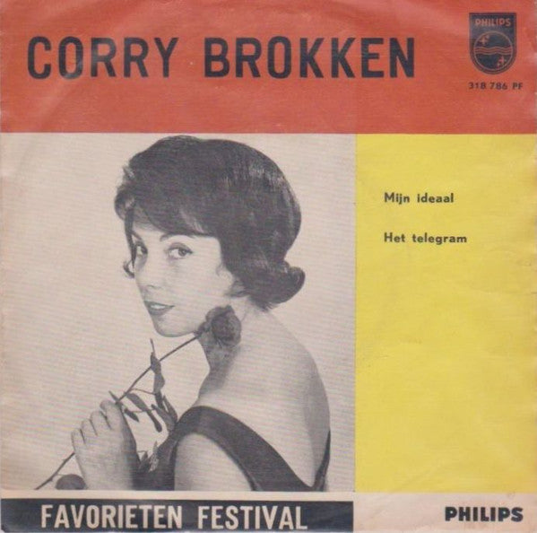 Corry Brokken : Mijn Ideaal / Het Telegram (7", Single, Mono)