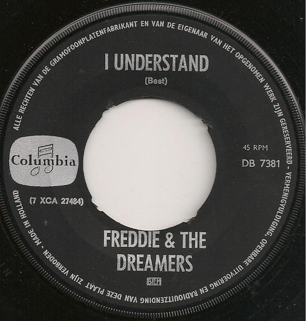 Freddie & The Dreamers : I Understand (7", Single)