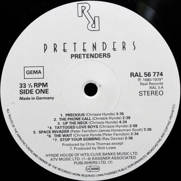 Pretenders* : Pretenders (LP, Album, RE)