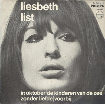 Liesbeth List : In Oktober / De Kinderen Van De Zee / Zonder Liefde / Voorbij (7", EP, Mono)