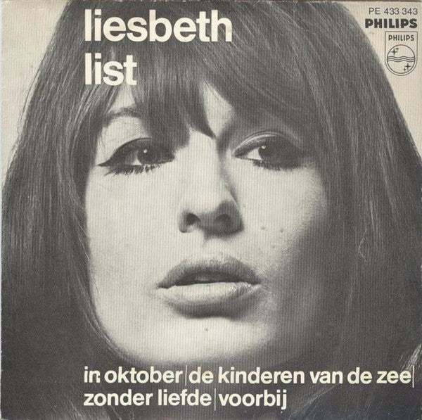 Liesbeth List : In Oktober / De Kinderen Van De Zee / Zonder Liefde / Voorbij (7", EP, Mono)