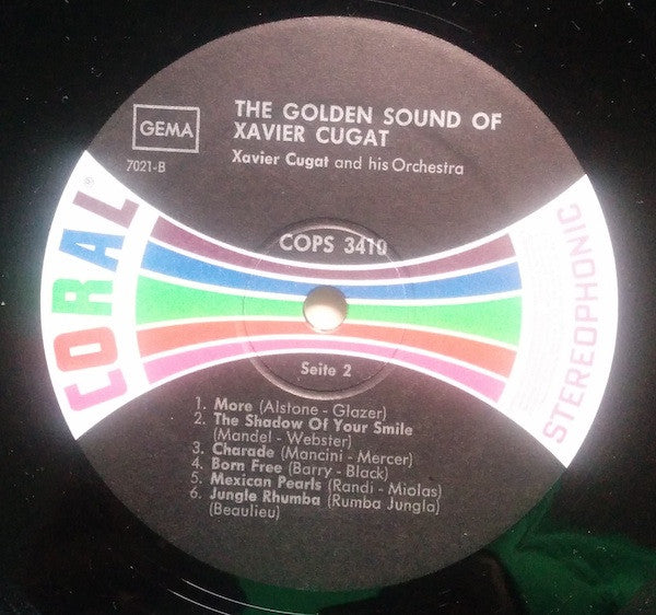 Xavier Cugat And His Orchestra : The Golden Sound Of Xavier Cugat (LP, Comp)