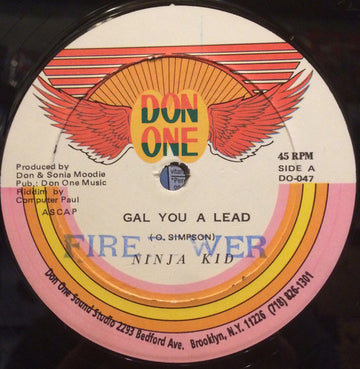 Ninja Kid / Poly Famous : Gal You A Lead / Fling Wey The Ring (12")