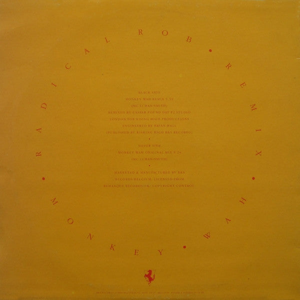 Radical Rob : Monkey Wah (Remix) (12")
