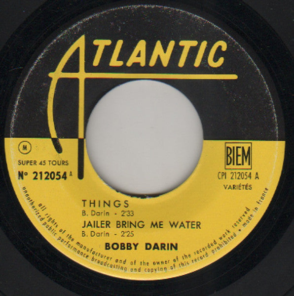 Bobby Darin : Things (7", EP)