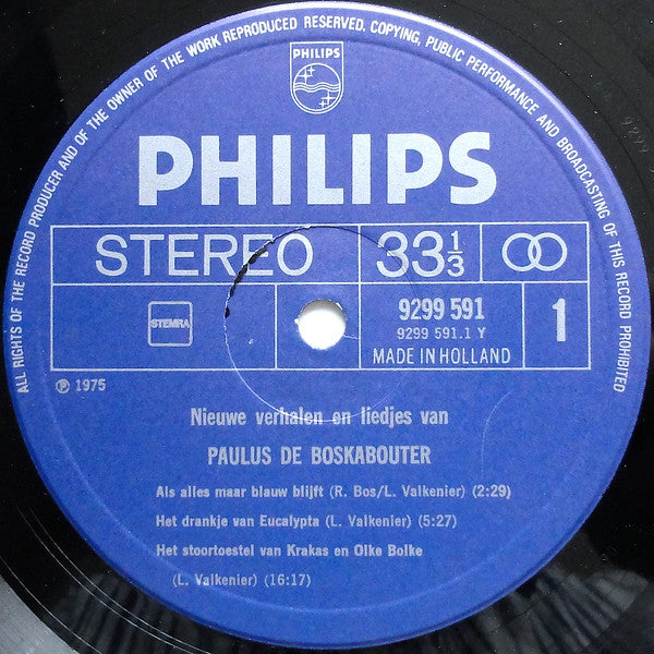 Paulus De Boskabouter : Nieuwe Verhalen En Liedjes Deel 2 (LP, Album)