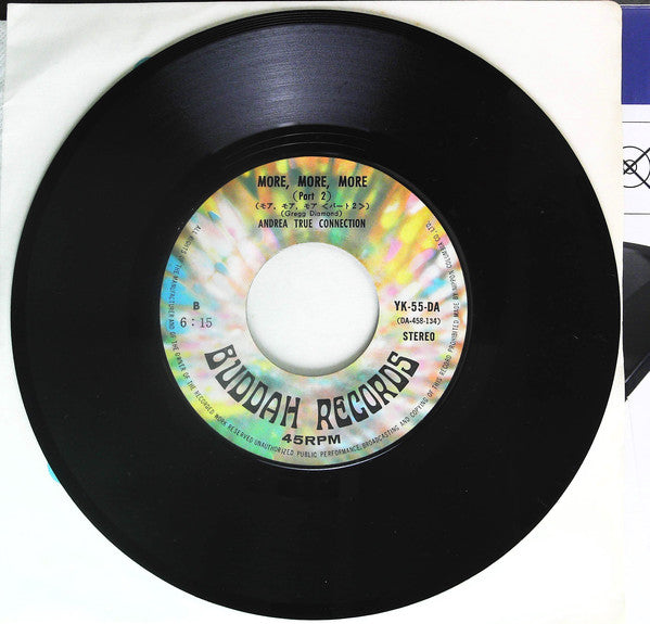 Andrea True Connection : More, More, More (7", Single)
