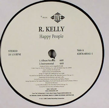 R. Kelly : Happy People (12")