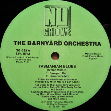 Barnyard Orchestra : Tasmanian Blues (C'mon Women) (12")