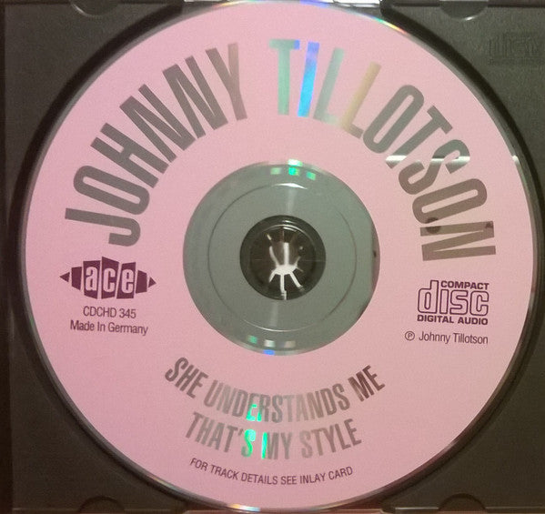 Johnny Tillotson : She Understands Me / That's My Style (CD, Comp, RM)