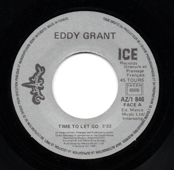 Eddy Grant : Time To Let Go (7")