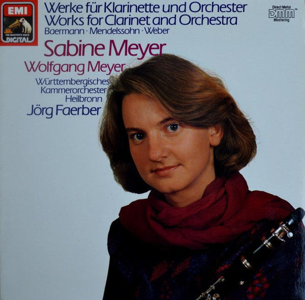 Sabine Meyer, Wolfgang Meyer (3) : Works for Clarinet and Orchestra (Weber, Baermann, Mendelssohn) (LP, Album)