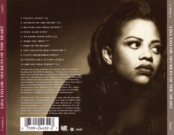 Lisa Taylor : Secrets Of The Heart (CD, Album)