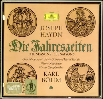 Joseph Haydn, Gundula Janowitz, Peter Schreier, Martti Talvela, Wiener Singverein, Wiener Symphoniker, Karl Böhm : Die Jahreszeiten (3xLP + Box)