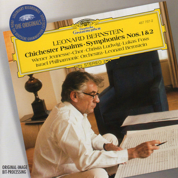 Leonard Bernstein, Wiener Jeunesse-Chor, Christa Ludwig, Lukas Foss, Israel Philharmonic Orchestra, Leonard Bernstein : Chichester Psalms • Symphonies Nos. 1 & 2 (CD, Comp, Uni)